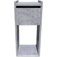 VASP Staande Brievenbus Everest - Natuursteen - Blauwe Hardsteen - 41x100x32cm