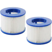 Mendler Waterfilter voor Whirlpool -E32, vervangingsfilterpatroon lamellenfilter, accessoires ~ 2 stuks