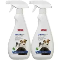 Beaphar 2x DIMETHIcare Spray Hond & Kat 500 ml
