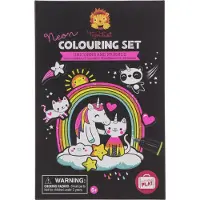 Selecta Neon Kleurset - Unicorn & Friend - Vanaf 5 jaar - Met opbergbox