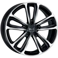 Mak Litá velg MAGMA, 7x17 inch, 5x108 steek, ET 50, zwarte glansfinish