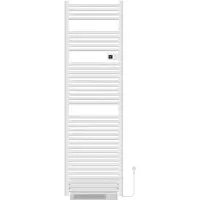 Boss & Wessing Elektrische handdoekradiator bws dusk 184x54x13.3 cm 2000w met blower en digitale programmeerbare thermostaat glans wit