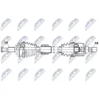 NTY NPW-RE-166 Aandrijfas