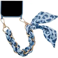 Selencia Luxe Polskoord met Sjaal - Blauw