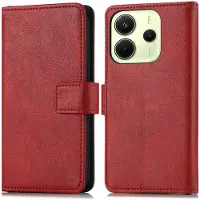 IMoshion Luxe Bookcase voor de Xiaomi Redmi Note 14 (4G) - Rood
