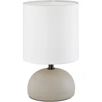 REALITY IMPORT Tafellamp Luci 23cm cappucchino met wit