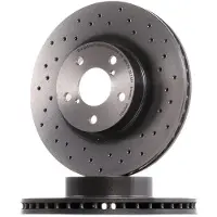 Brembo Remschijf 0956742X voorkant, gelocht, geventileerd, geperforeerd, 1 Stuk