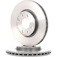 Brembo 12-17 Fiat 500 Front Premium UV Coated OE Equivalent Rotor