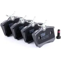 TRW Remblokken set GDB1504 TRW voor o.a. AUDI, CITROEN, DS, FIAT, FORD, LANCIA, PEUGEOT, SEAT, VOLKSWAGEN