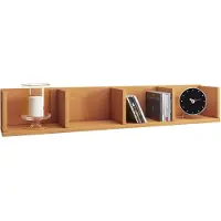 VCM Honsa wandkast Muurbevestiging 4 plankenBeuken decor.