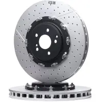 Brembo 2018 Mercedes-Benz AMG GT C/AMG GT R/16-18 AMG GT S Front Premium OE Equivalent Rotor