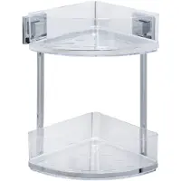 Wenko Douche- En Badrekje 28 Cm Rvs Zilver/transparant