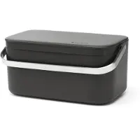 Brabantia SinkSide Afvalbakje Aanrecht - 1,8 liter - Dark Grey
