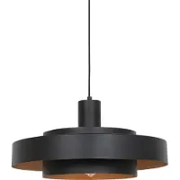 Anne Light & Home Zwarte Hanglamp Flinter Ø 50cm