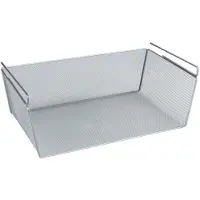 SmartaSaker opbergmand 49 x 18 cm staal zilver