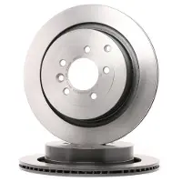 Brembo 05-09 LR3/10-16 LR4/06-13 Range Rover Sport Rear Premium UV Coated OE Equivalent Rotor