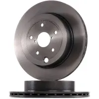 Brembo 08-14 Subaru Impreza/2016 WRX/15-17 WRX STI Rear Premium UV Coated OE Equivalent Rotor