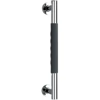 Wenko Wandgreep Secura 40cm RVS met anti-slip softtouch handvat - Veiligheidsgreep - Wandbeugel - Badgreep - Belastbaarheid max. 120 Kg - TÜV getest, gekeurd en gecertificeerd