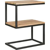 Wohnling Bijzettafel AKOLA acaciahout 45x60x30 cm
