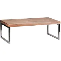 Wohnling Salontafel acaciahout bruin 120 cm Bruin