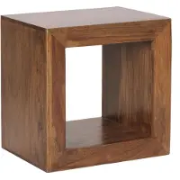 Wohnling Massieve Indische palissander Legbord 0 440 x 330 x 440 mm Bruin Sheesham