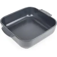 Peugeot - Plat four céramique carré ardoise 28 cm - 11'