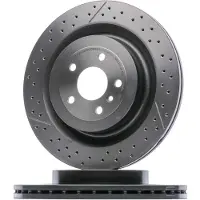 Brembo 13-16 Mercedes GL63 AMG/16-19 GLE63 AMG Rear Premium UV Coated OE Equivalent Rotor