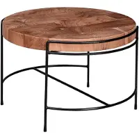 Wohnling Salontafel acaciahout rond 62 cm