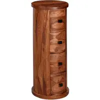 Wohnling Dressoir sheeshamhout 35x85x35 cm