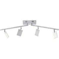 Pure Plafondlamp , Mira, dimbare, Metallic, Woonkamer, Metaal, Modern