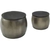 Wohnling Salontafel, Salontafel (Ø 55 x 45 cm, Ø 45 x 40 cm)