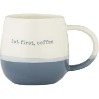 Price & Kensington mok uit aardewerk, But First Coffee