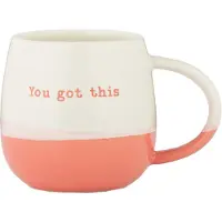 Price & Kensington You Got This Mug 340ml White/Pink
