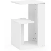 Wohnling Bijzettafel Wit 350 x 300 x 610 mm