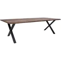 House Nordic Eettafel Toulon eikenhout | hout bruin 300x100x75 cm eettafels | NADUVI