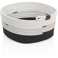 kela Mand, 32 x 27 cm, Ovaal, Wit/Zwart - |Hedda