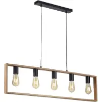 JUST LIGHT Landelijke hanglamp Franky 5-lichts