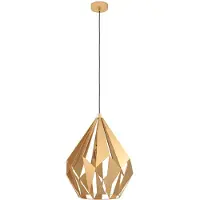 Eglo Carlton Hanglamp - E27 - Ø 38,5 cm - Goud