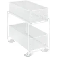 SmartaSaker Keukenrek Model Gioma Ladekast, organizer met 2 etages, voor onderkasten & rekken (complete set, 3 stuks)