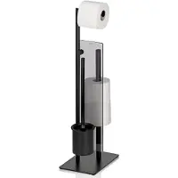 kela Toiletbutler WC met reserverolhouder Style 2.0 Zwart