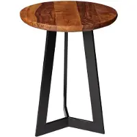 Wohnling Bijzettafel sheeshamhout 35x45 cm