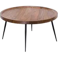 Wohnling Rond Koffietafel Bruin 750 x 750 x 390 mm