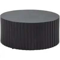 Wohnling Salontafel zwart metaal 67 cm breed