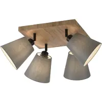 JUST LIGHT Plafondlamp Green Michel 4-lichts