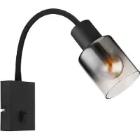Globo Flexibele wandlamp Hubertus met schakelaar