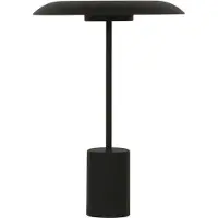 Beacon Lighting LED-tafellamp Smith, dimbaar, zwart, Woon-/ Eetkamer, metaal, LED tafellamp