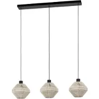 Eglo Touw hanglamp Midsumer 3x Ø 22cm