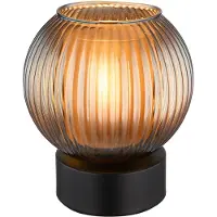 Globo Tafellamp Zumba smoke glas Ø 15cm