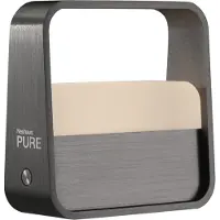 Pure Tafellampe , Go, dimbare, Grijs, Woonkamer, Aluminium, Modern
