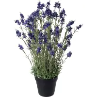 Intratuin Kunstplant Lavendel Paars D 20 H 77 Cm